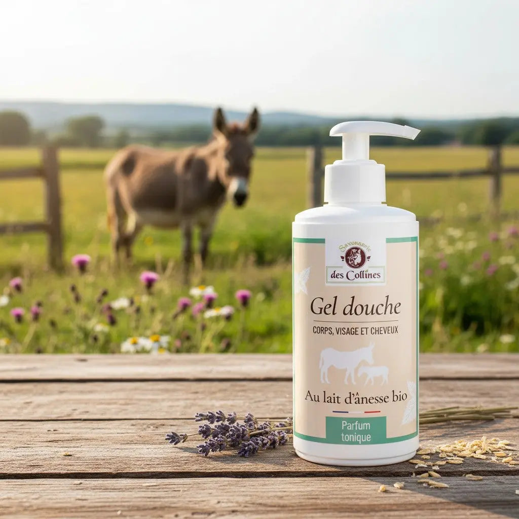 Gel douche Lait d'ânesse parfum tonique 250 ml Savo'Nath