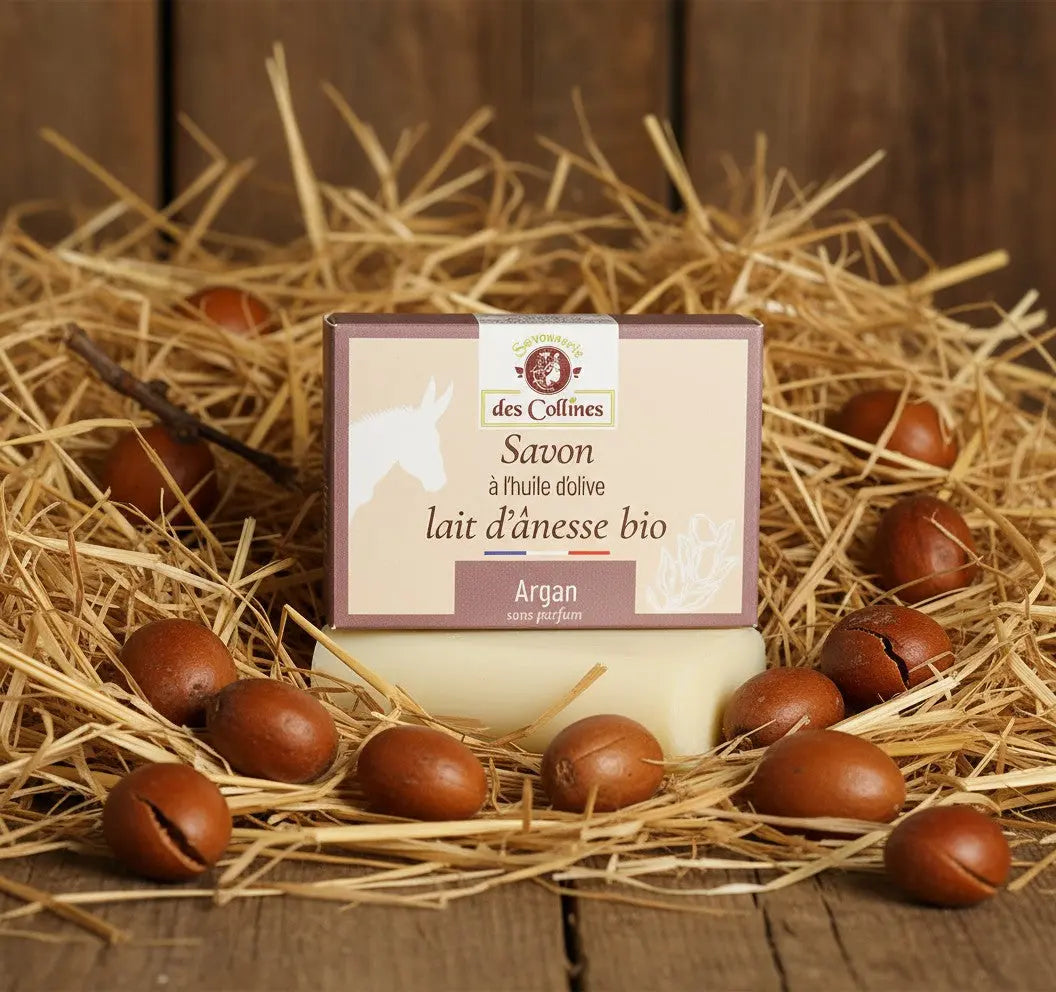Savon lait d'ânesse Argan Savo'Nath