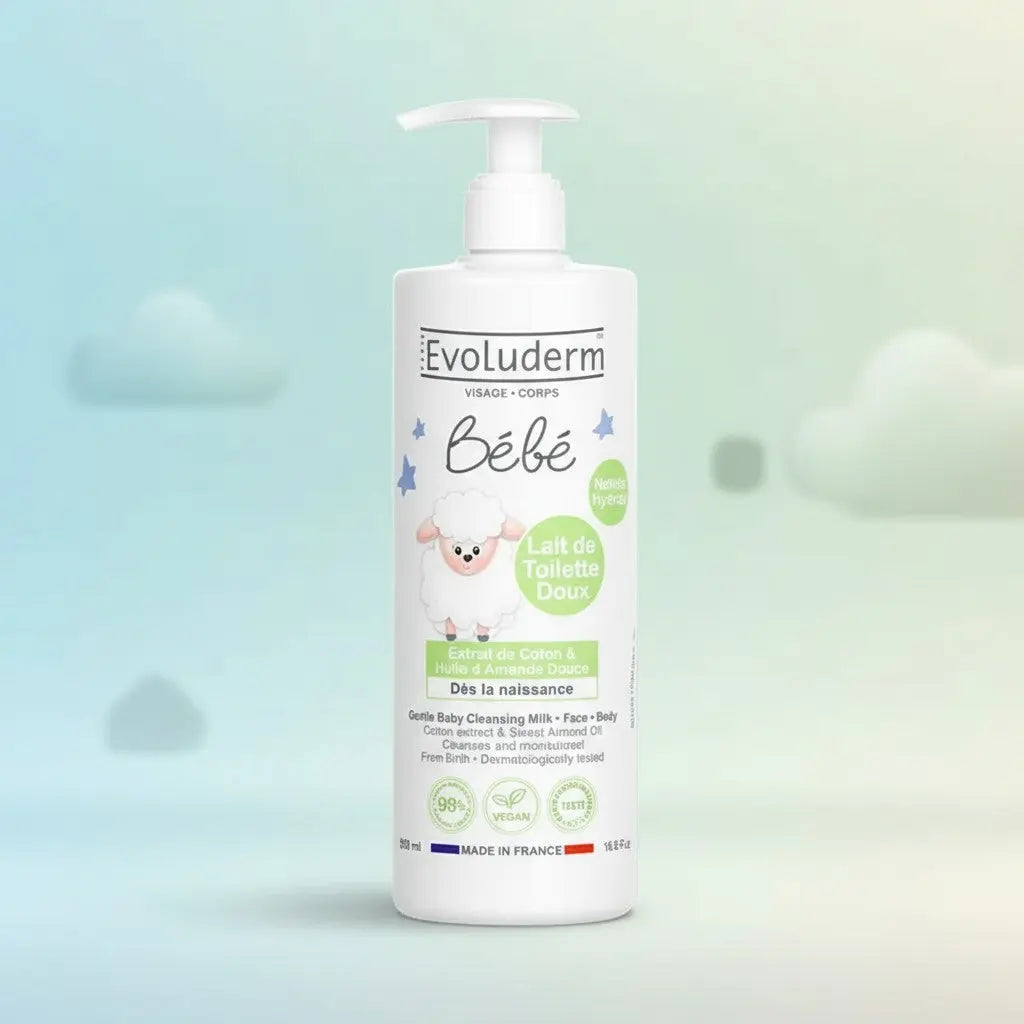 Lait de Toilette Doux Visage & Corps Bébé 500 ml Savo'Nath