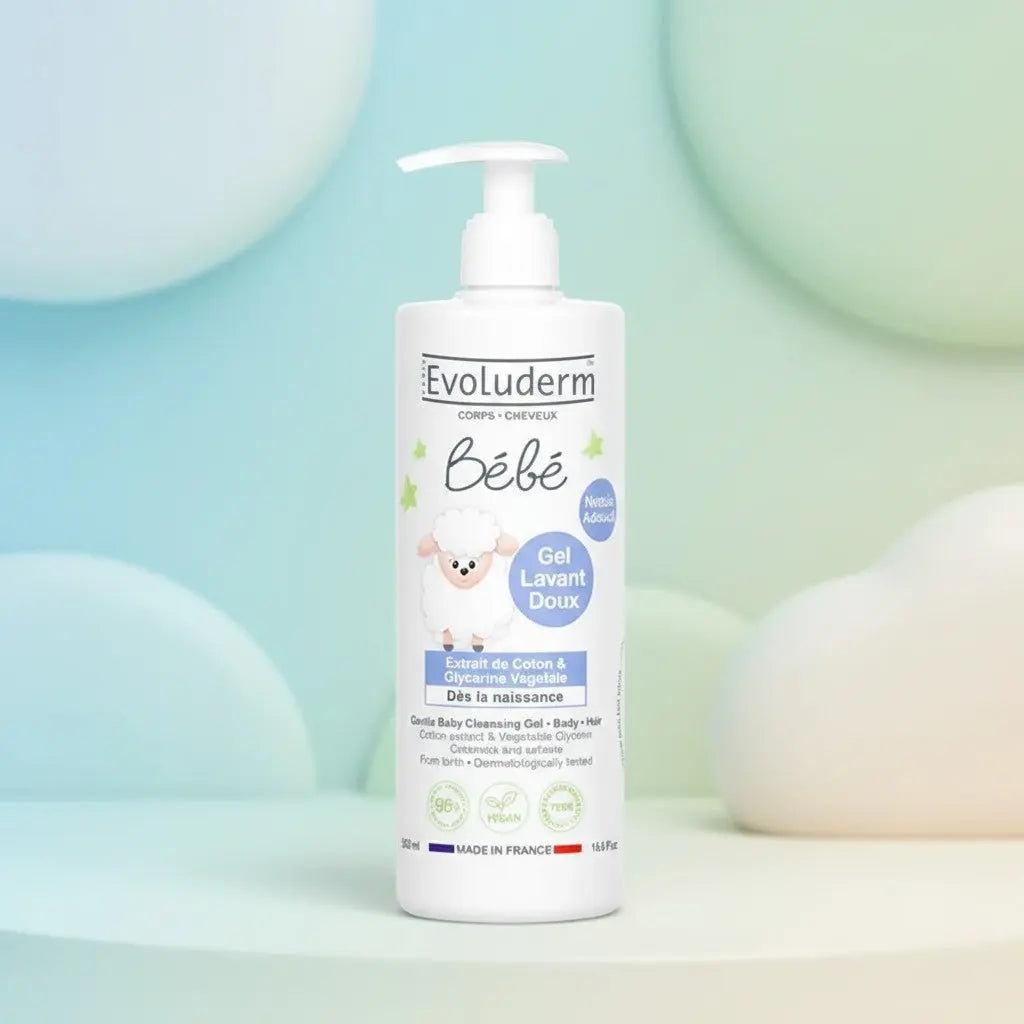 Gel Lavant Doux Corps & Cheveux Bébé 500 ml Savo'Nath