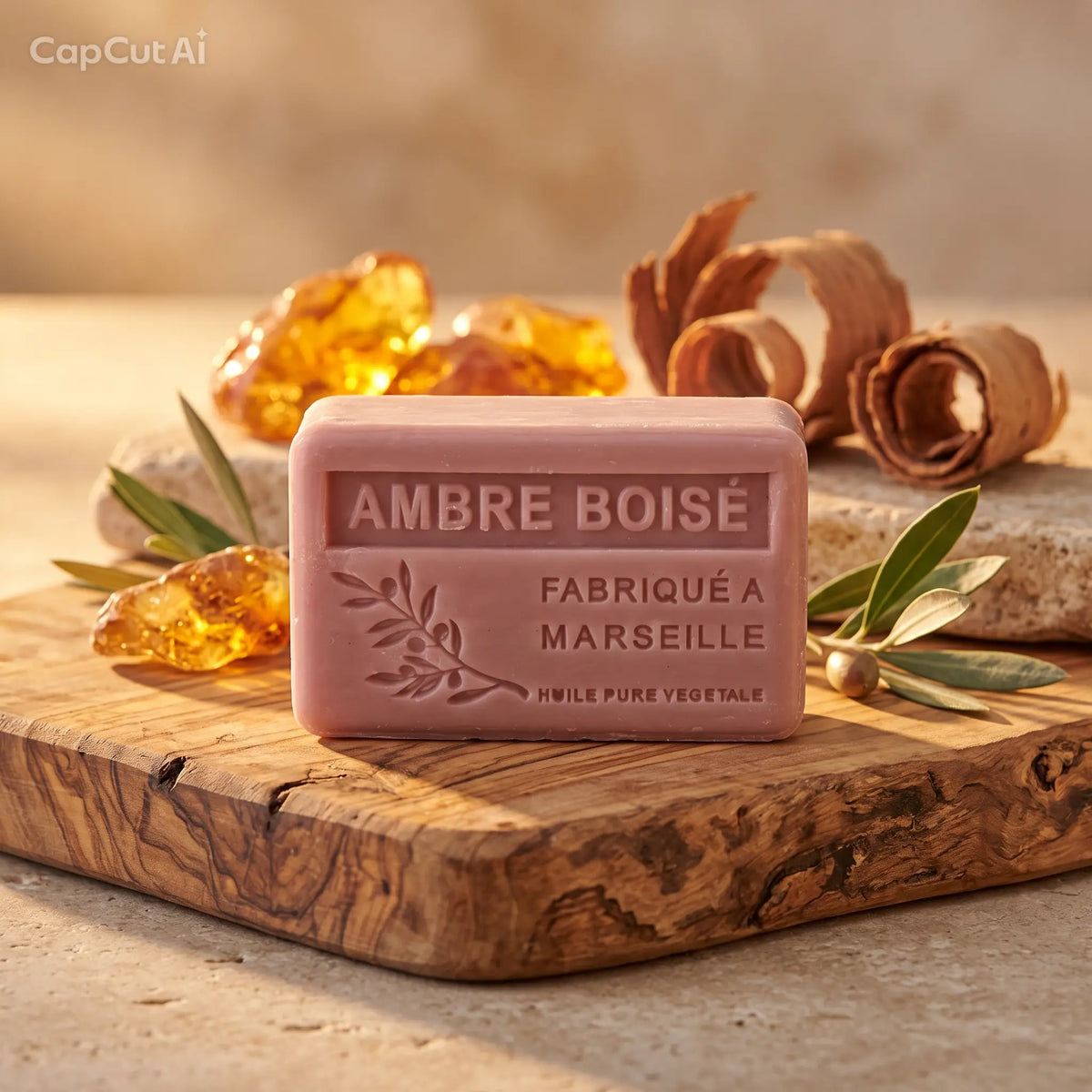 Savon de Marseille Ambre boisé - Savo'Nath