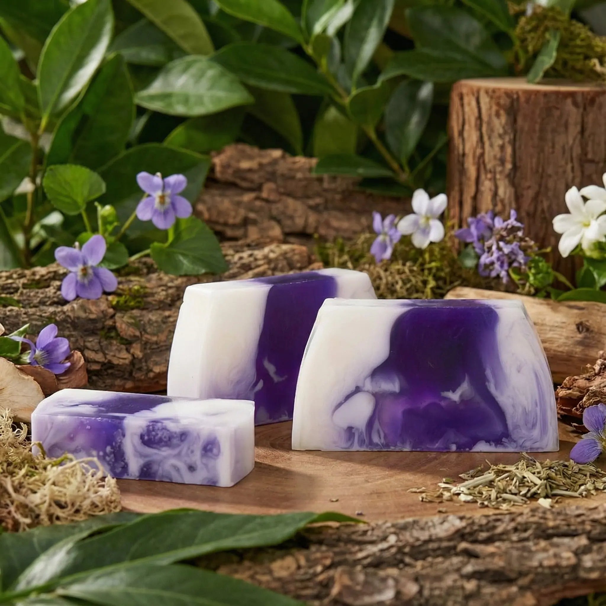 Tranche de savon glycérine Lavande Savo'Nath