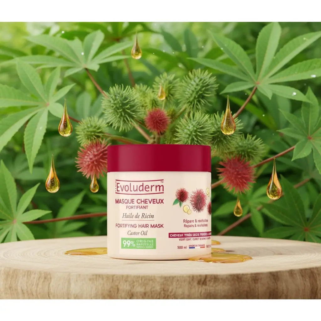 Masque Cheveux Fortifiant Huile de Ricin 500 ml Savo'Nath