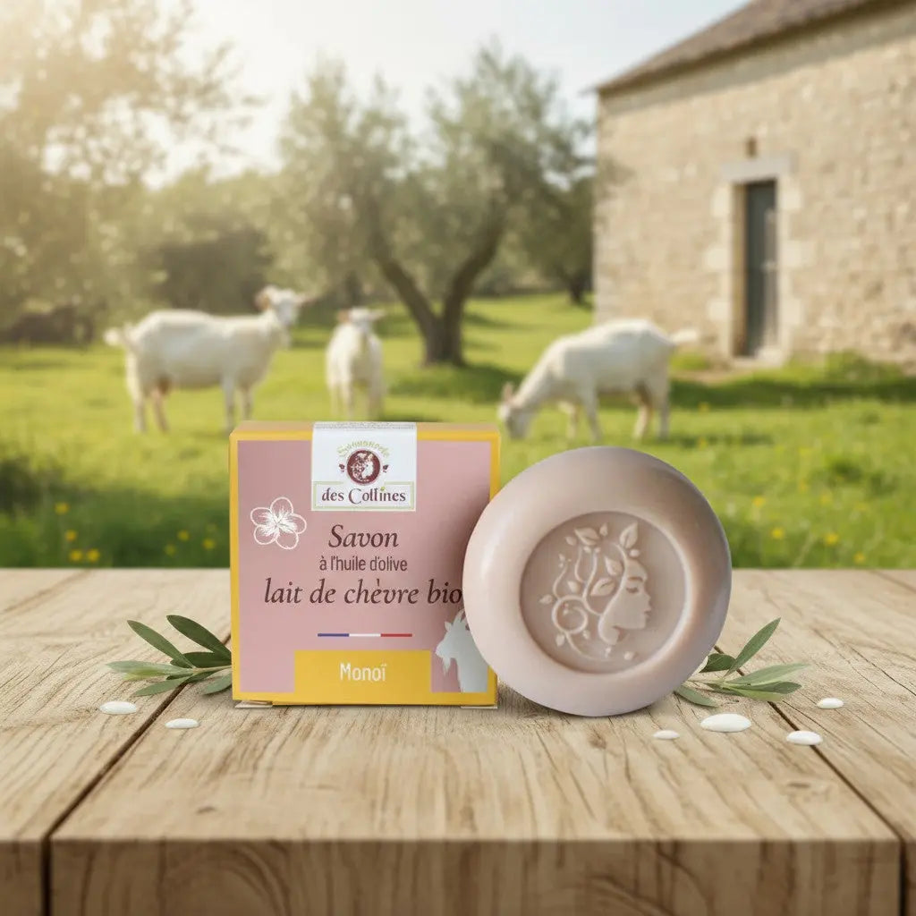 Savon au lait de chèvre Monoï Savo'Nath