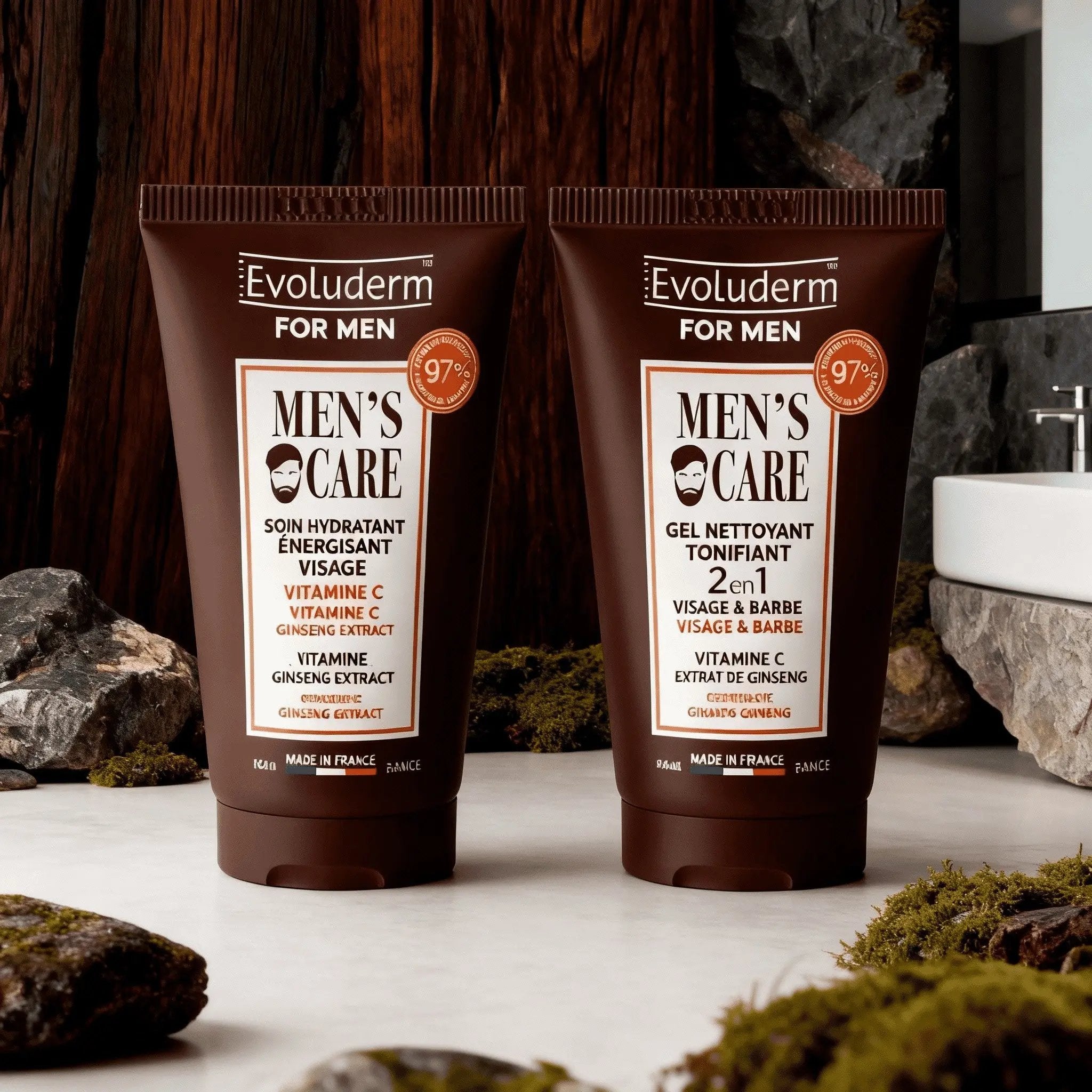 Duo Fraîcheur Homme : Peau Propre, Peau Hydratée Savo'Nath