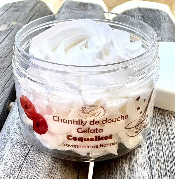 Chantilly de douche et bain COQUELICOT Savo'Nath