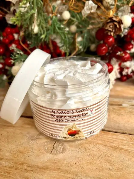 Chantilly de douche et bain POMME CANNELLE Savo'Nath