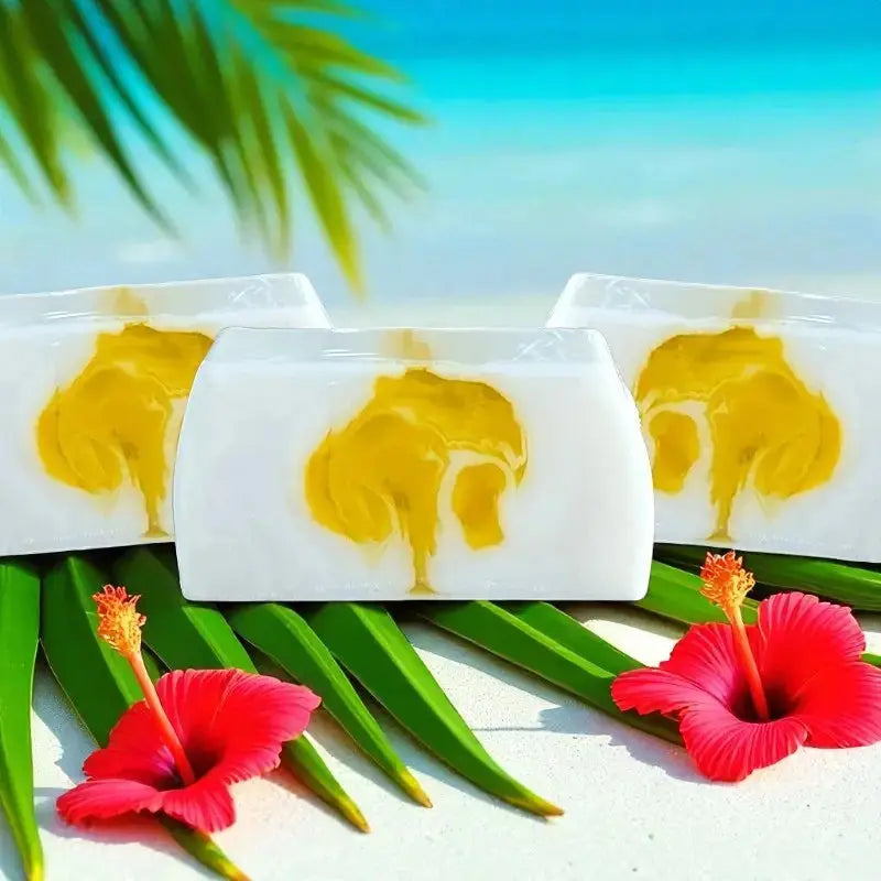 Tranche de savon glycérine Monoï Savo'Nath