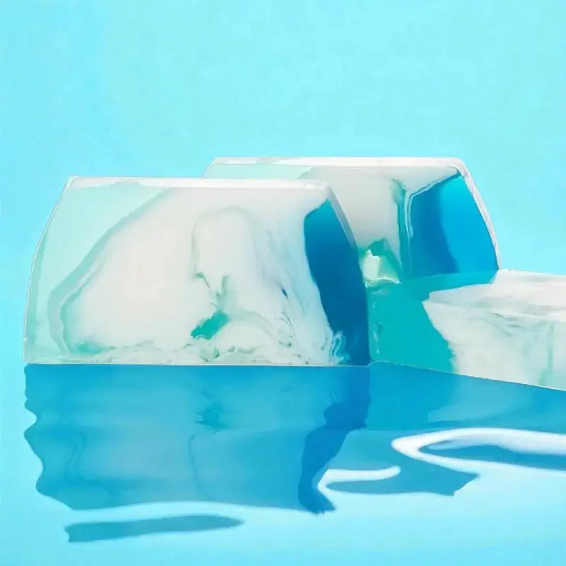 Tranche de savon glycérine "Blue diamond" Savo'Nath