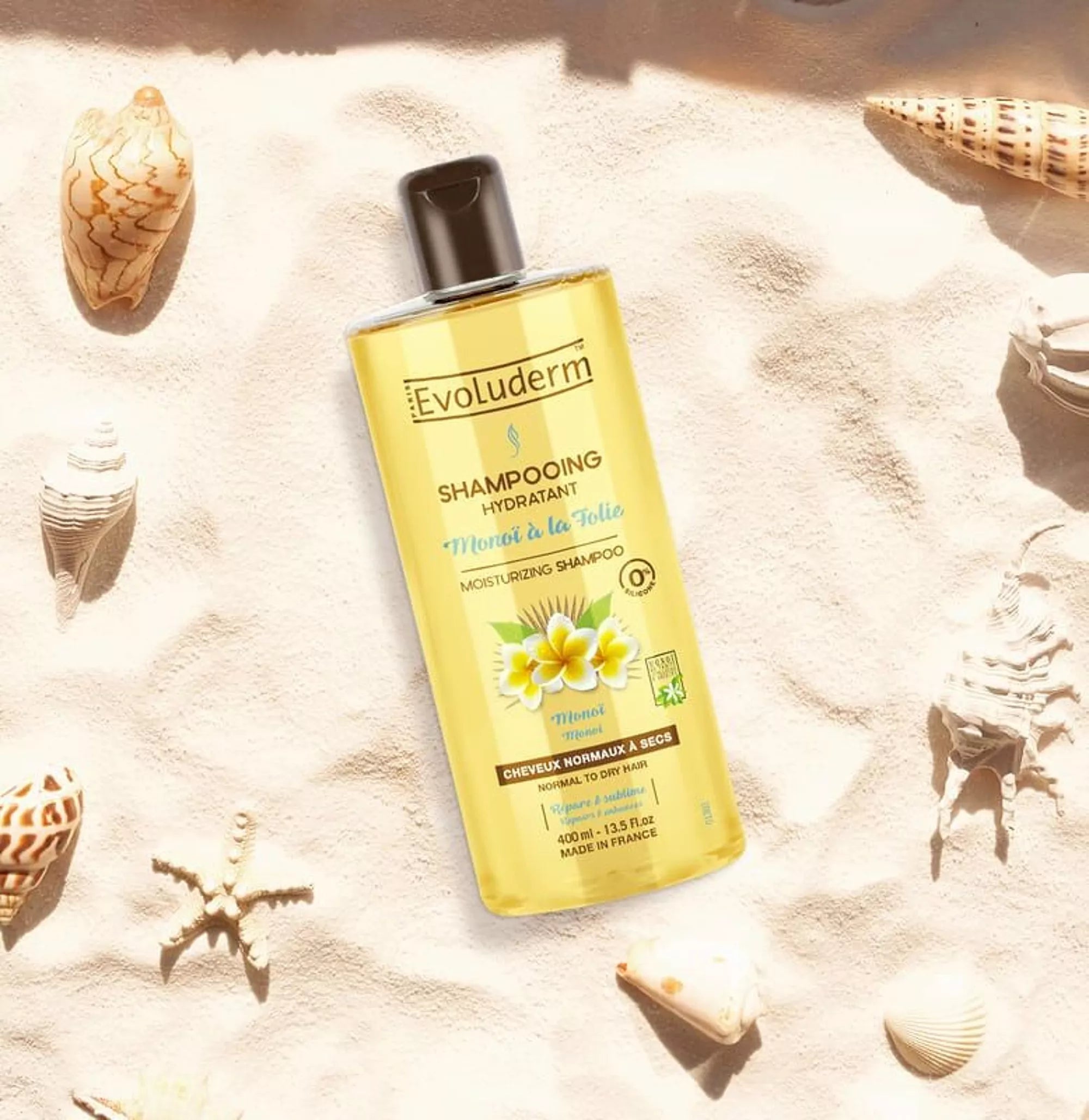 Shampoing Hydratant Monoï à la Folie 400 ml Savo'Nath